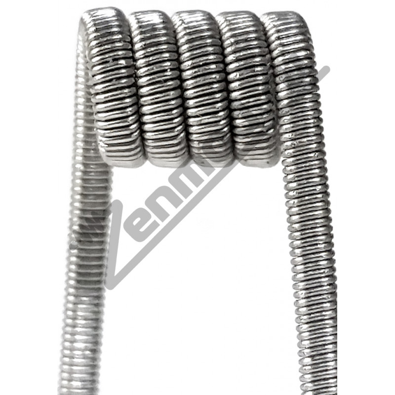 Фото и внешний вид — Спираль Flat Clapton Kanthal 0.8x0.3мм 0.45 Ом