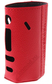 Чехол из кожзама для WISMEC RX200 красный