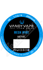 Сетка стальная Vandy Vape SS316L Mesh wire 200 1.5м
