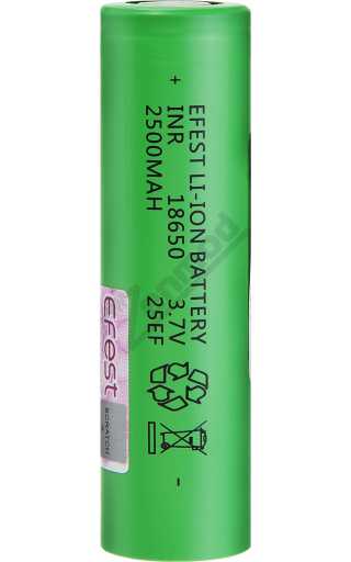 Efest 18650 25EF 2500mAh 20A Efest 18650 25EF 2500mAh 20A