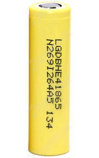 LG 18650 HE4 2500mAh 20A LG 18650 HE4 2500mAh 20A
