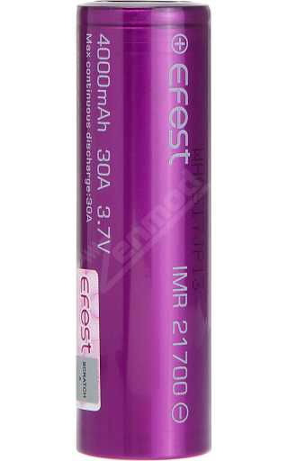 Efest 21700 4000mAh 30A Efest 21700 4000mAh 30A