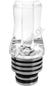 Дриптип 510 акрил плоский со стальным радиатором