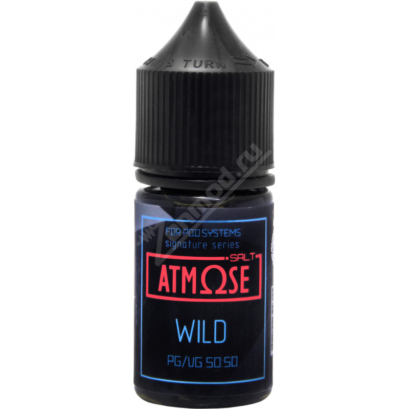 Фото и внешний вид — Atmose Salt - Wild 30мл