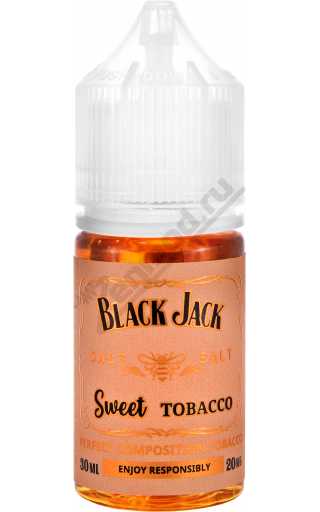 Black Jack SALT - Sweet Tobacco 30мл Black Jack SALT - Sweet Tobacco 30мл