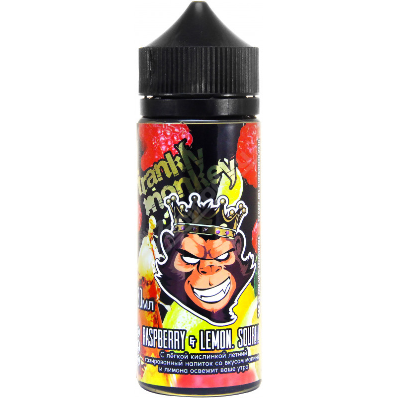 Фото и внешний вид — Frankly Monkey Black - Raspberry and Lemon Sour! 120мл