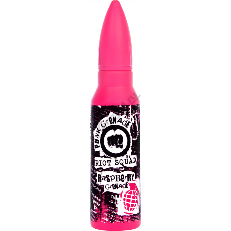 Фото и внешний вид — RIOT SQUAD PUNK GRENADE - Raspberry 60мл