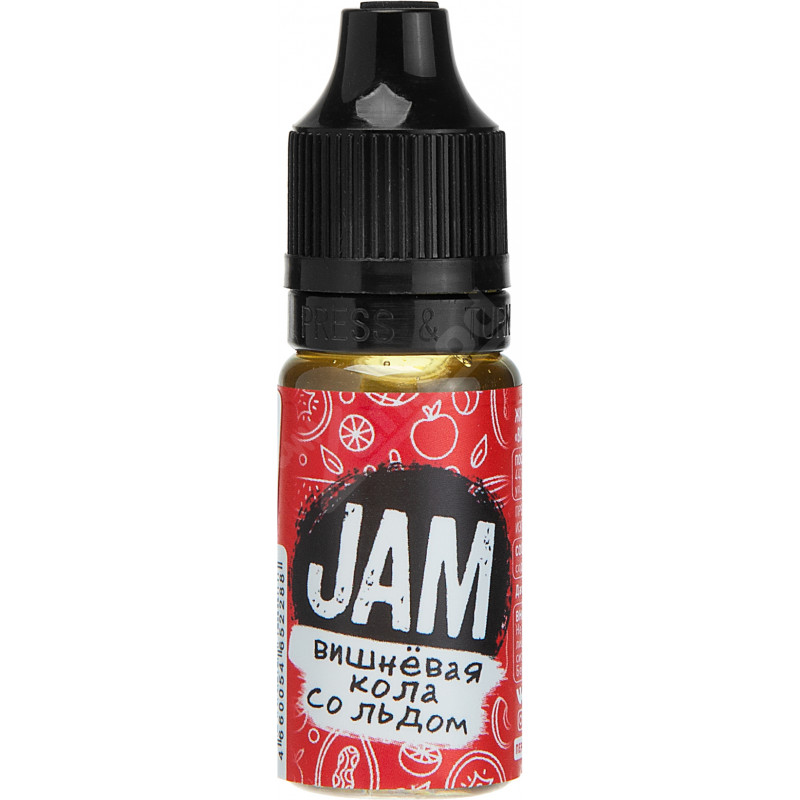 Фото и внешний вид — JAM SALT - Вишневая Кола со Льдом 10мл