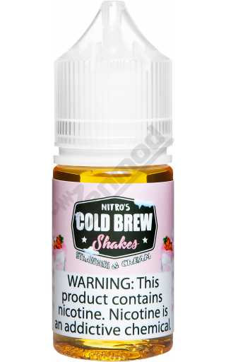 Nitro's Cold Brew Shakes - Strawberry & Cream 30мл