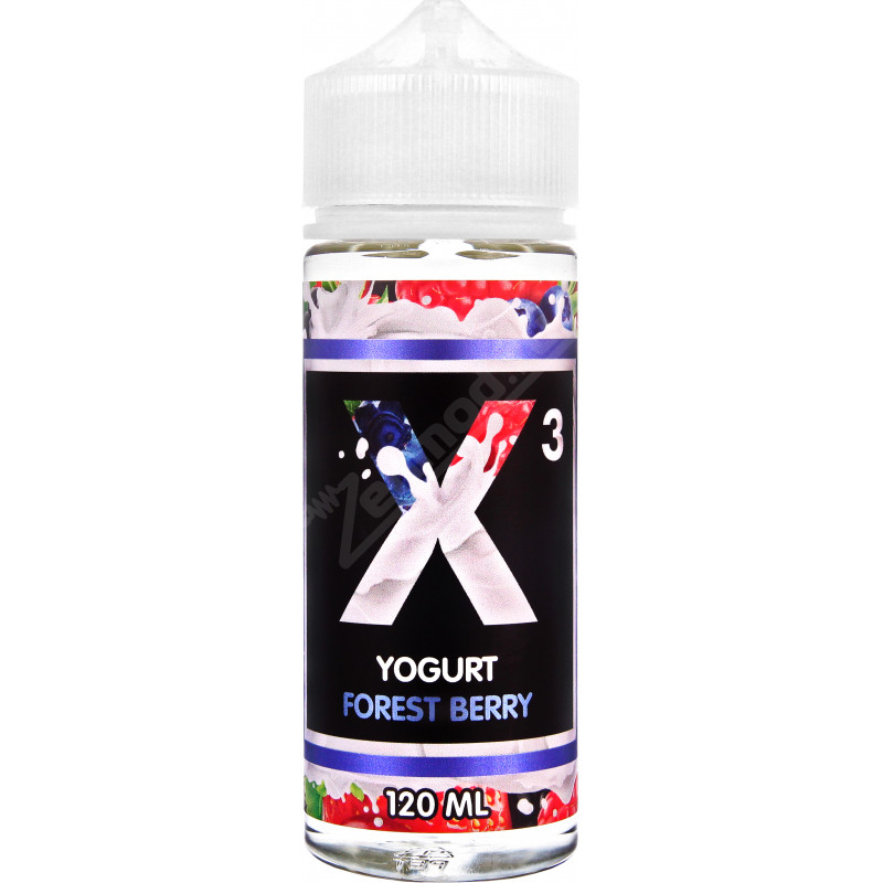 Фото и внешний вид — X-3 Yoghurt - Forest Berry 120мл