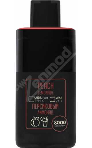 TIKOBAR 8000 - Персиковый Лимонад