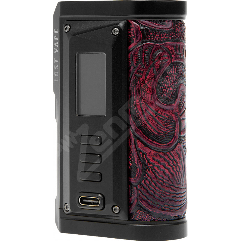 Lost Vape Centaurus Quest BF Box Mod Фото и внешний вид — Lost Vape Centaurus Quest BF Box Mod Black Ukiran Leather