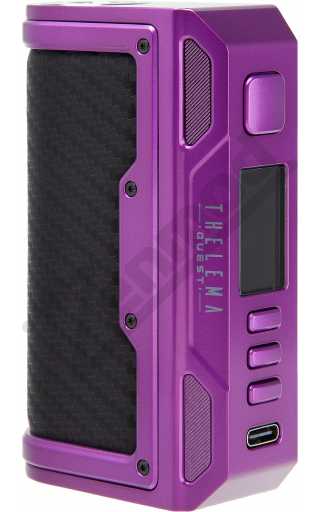 Lost Vape Thelema Quest 200W Mod Mystic Purple Carbon Fiber Lost Vape Thelema Quest 200W Mod Mystic Purple Carbon Fiber